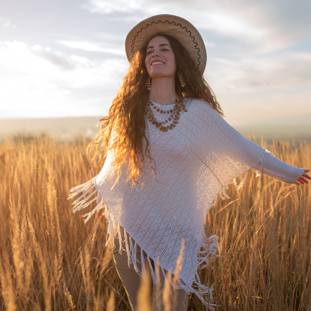 Femme libre émotionnellement et épanouie
